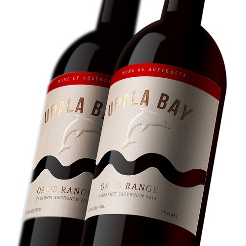 wine label design