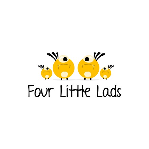 four little lads