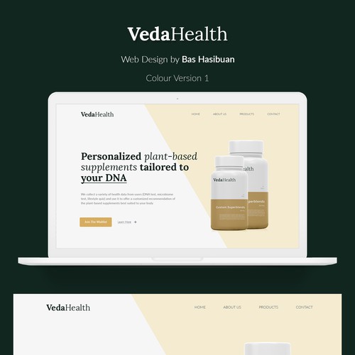 Veda Health - Landing Page for Alternative Medicine