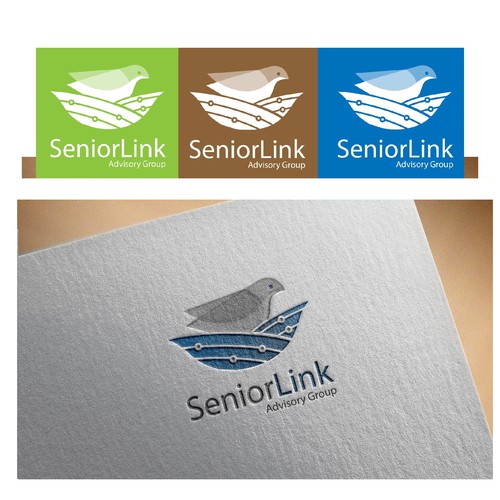 Logo for a senior housing company