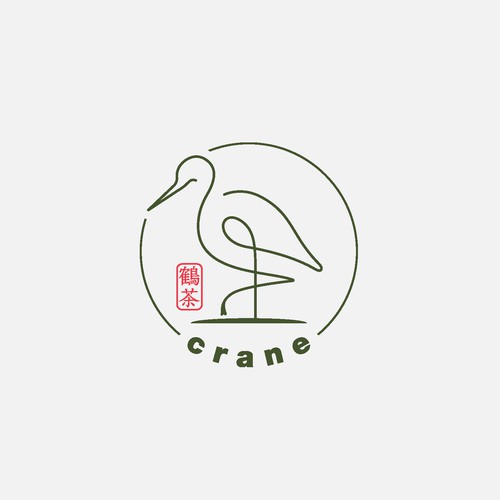 Creative and authentic tea brand logo