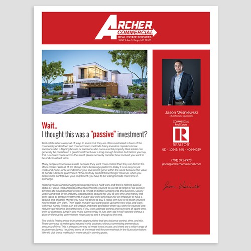 Real estate Newsletter