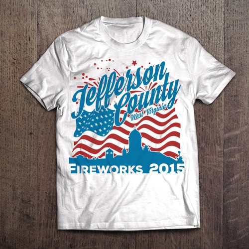 Fireworks T-shirt Design