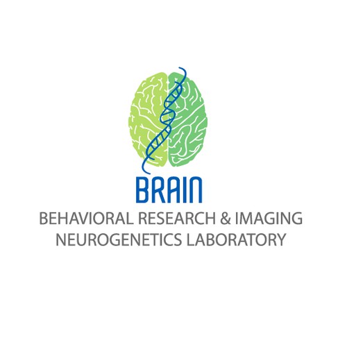 Create the next logo for Behavioral Research And Imaging Neurogenetics (BRAIN) Laboratory. BRAIN Lab.