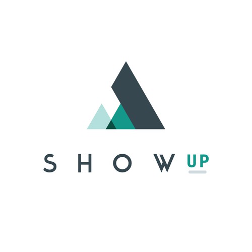 Show Up Logo Concept Light