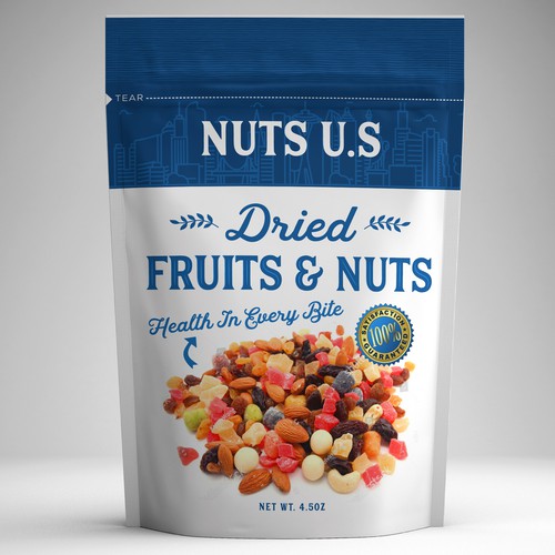 Stand-Up Pouch for Dried Fruits and Nuts