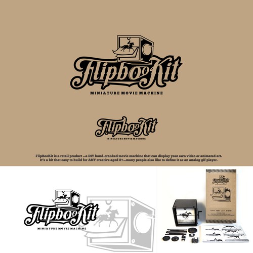 FlipbooKit Logo Design