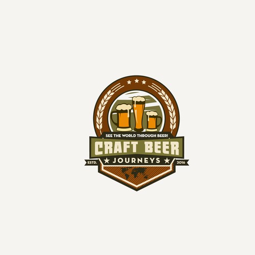 Logo Design For "Craft Beer Journeys"