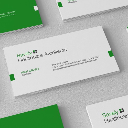 Clean, modern and simple logo and business card design