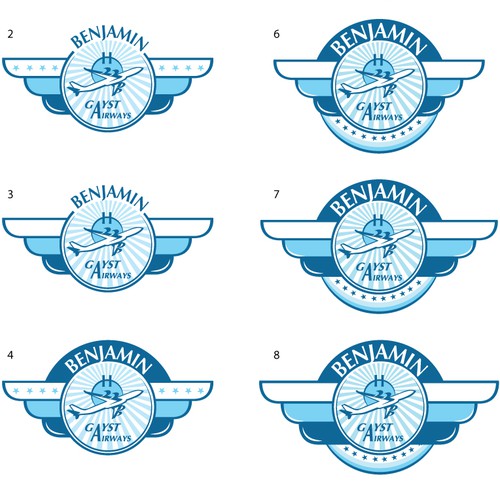Logo Design "Benjamin Gayst Airways"