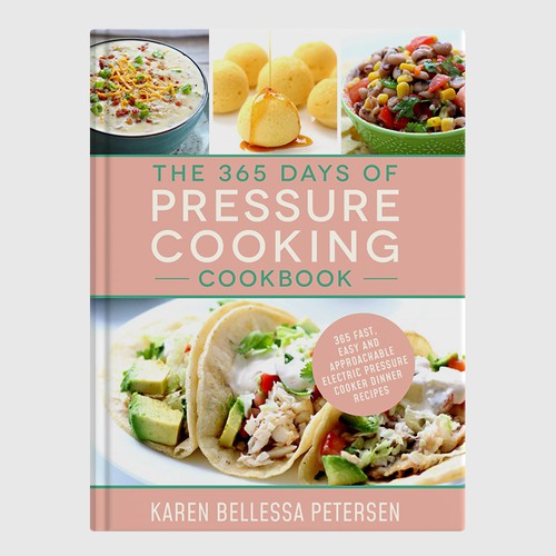 Design a cute cookbook cover for an Instant Pot recipe book