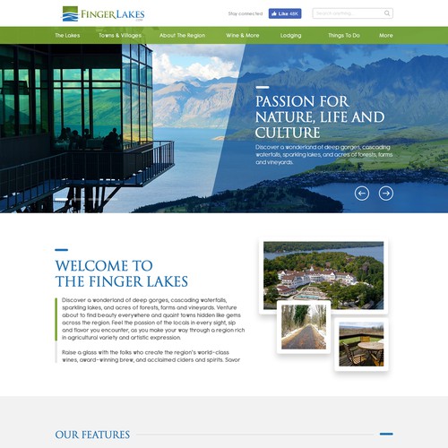 Redesign Interface Finger Lakes