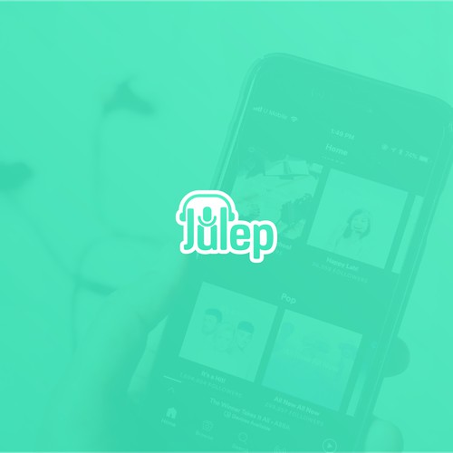 Julep - "The YouTube for podcasts" (Logo proposal)