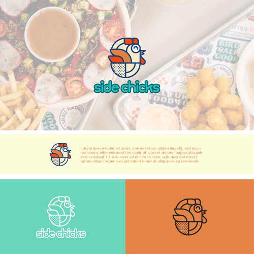 Unique logo concept | Side Chicks