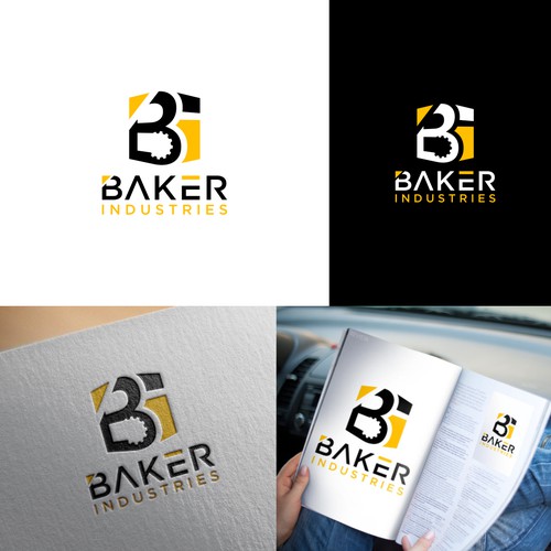  logo for BAKER industries