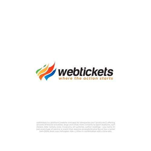 Create a beautiful logo for a digital ticket platform