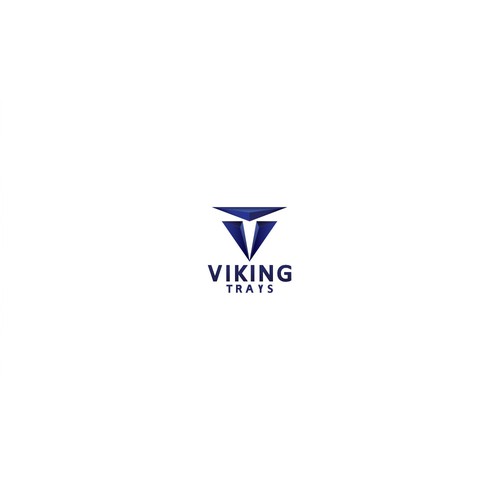 Viking Trays logo (Blue)