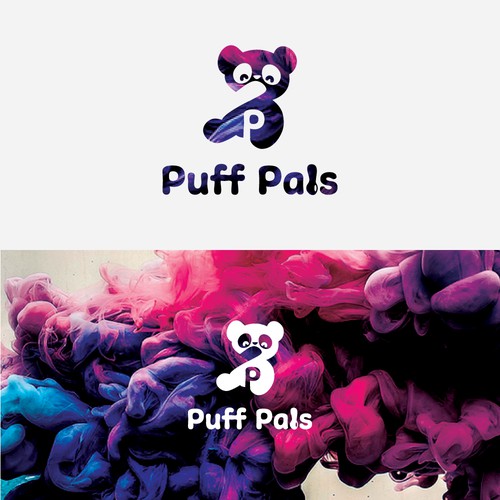 Abstract logo design for PuffPals