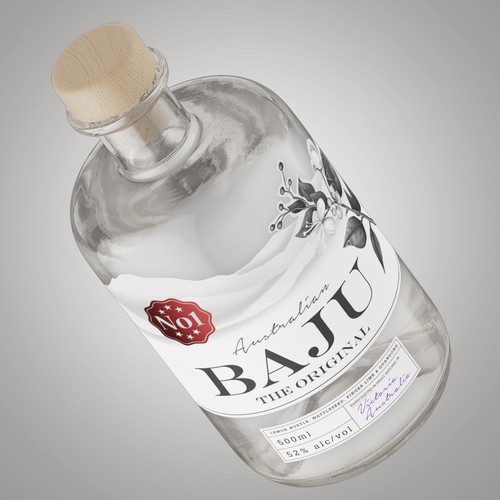 Gin Label design