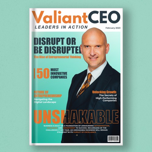 Business Magazine Cover Design