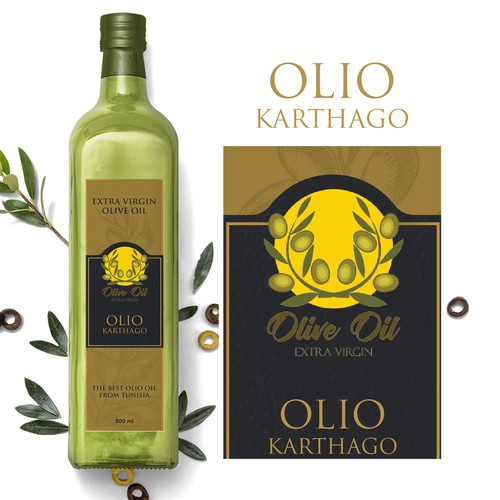 Ticket for our new olive oil bottle