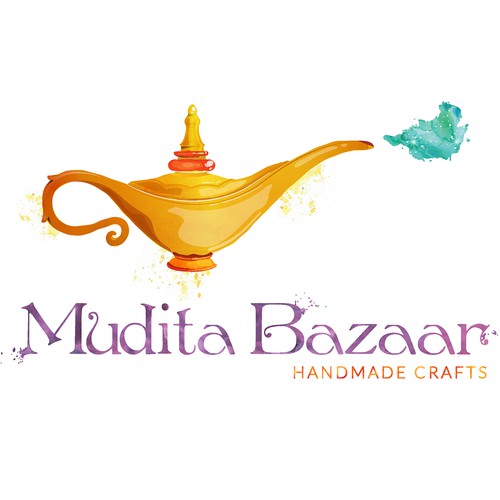 Exotic logo for handmade crafts