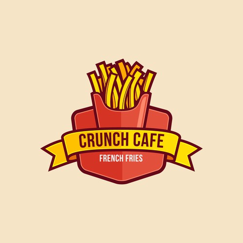 Crunch Cafe Logo Badge