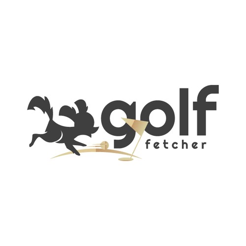 Fun Golf Dog Logo