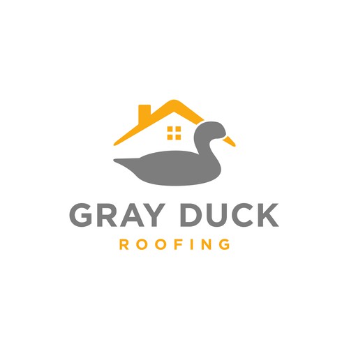 Gray Duck Roofing Logo