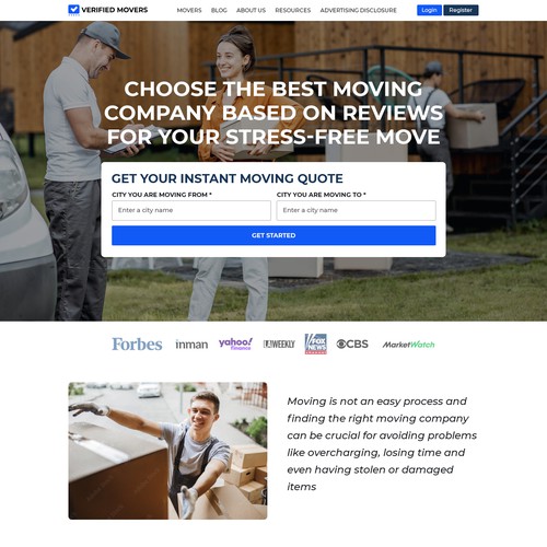 Website design
