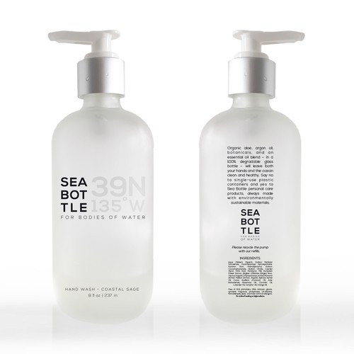See Bottle - Label design