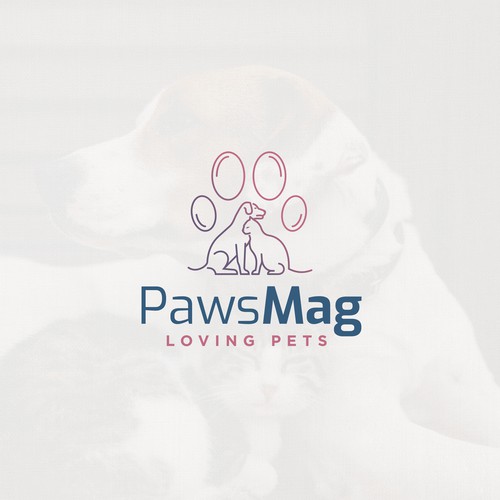 Logo for an online petshop