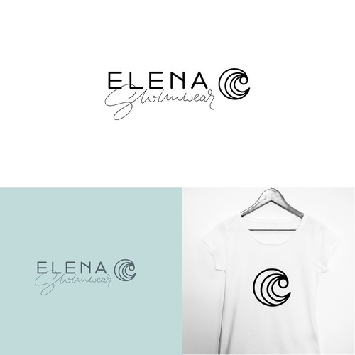 Elena C. Swimwear - Logo Design Concept