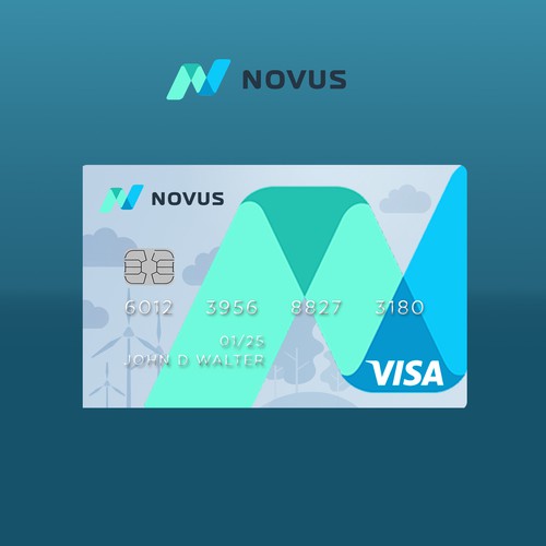 Debit Card Design with illustration