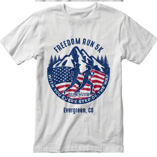 2018 Freedom Run T-Shirt Design