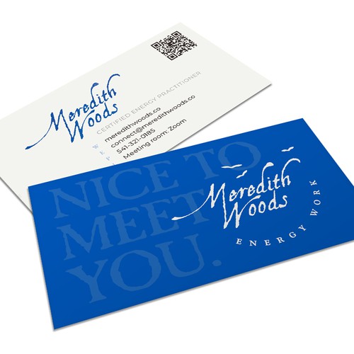 Business Card Design for Energy Healer