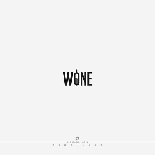 Wine | Typography Logo Design
