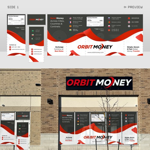 Money Changer Store Sign Design