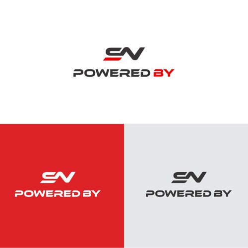 logo concept for powered by