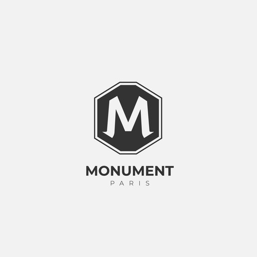 Monument Paris Logo Design