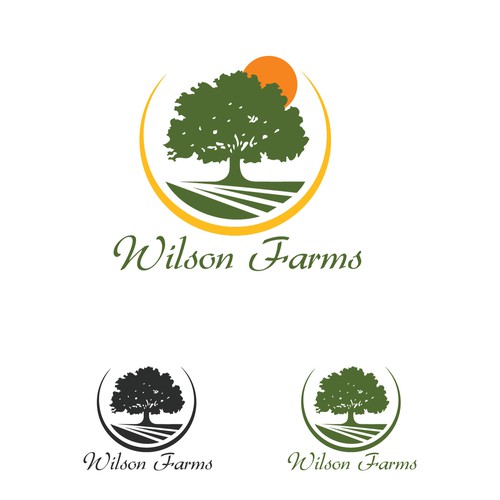 Family farm logo