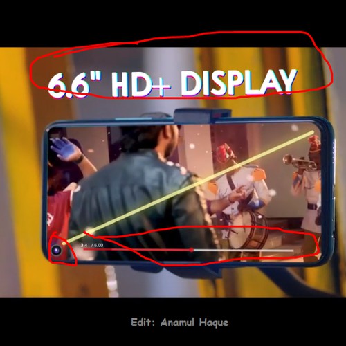 Screen replacement with a newly designed screen.