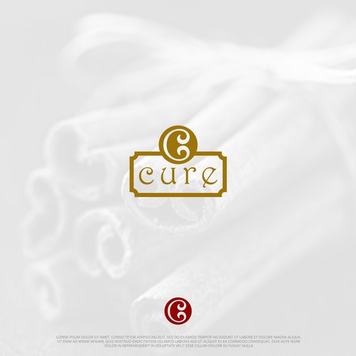 Logo for spice manufacturer "Cure"
