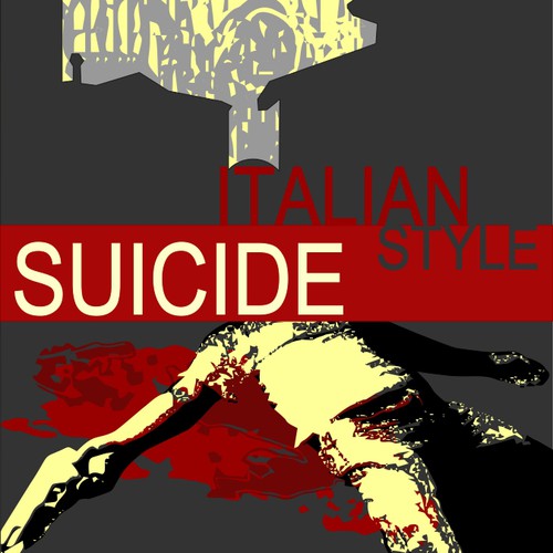 Create a compelling cover for a crime novel set in Milan, Italy