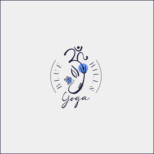 Logo concept for a yoga studio