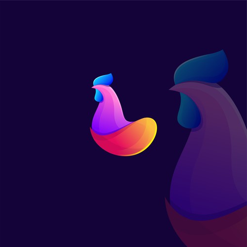 Rooster Colorful 