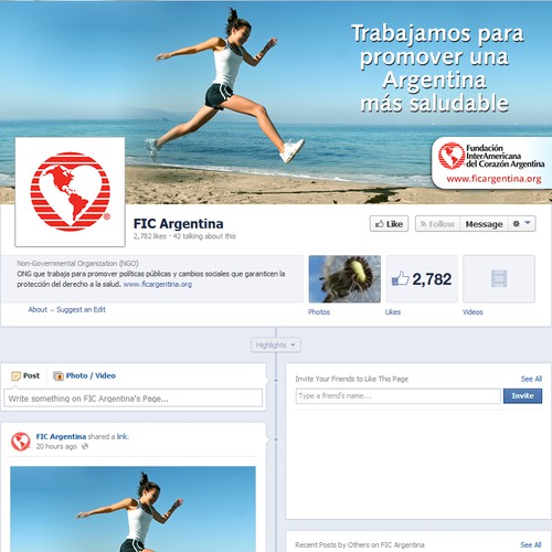 99nonprofits: Imagen para Facebook por una Argentina más saludable