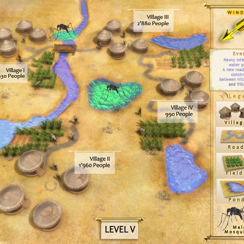 Design a Game Map of Sub-Saharan Africa
