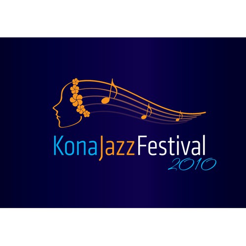Logo for a Jazz Festival in Hawaii