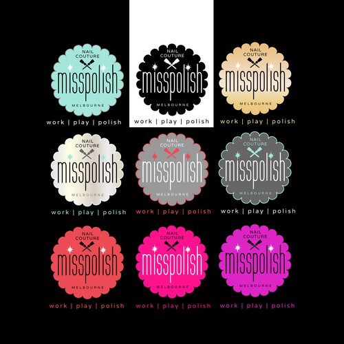 Create a sexy, wow factor, luxurious logo for a start-up: MISS POLISH, NAIL COUTURE